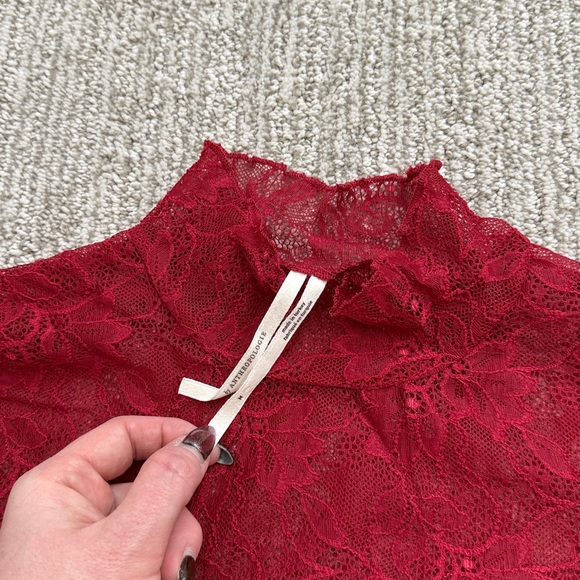 By Anthropologie lace layering turtleneck - Picture 3 of 5